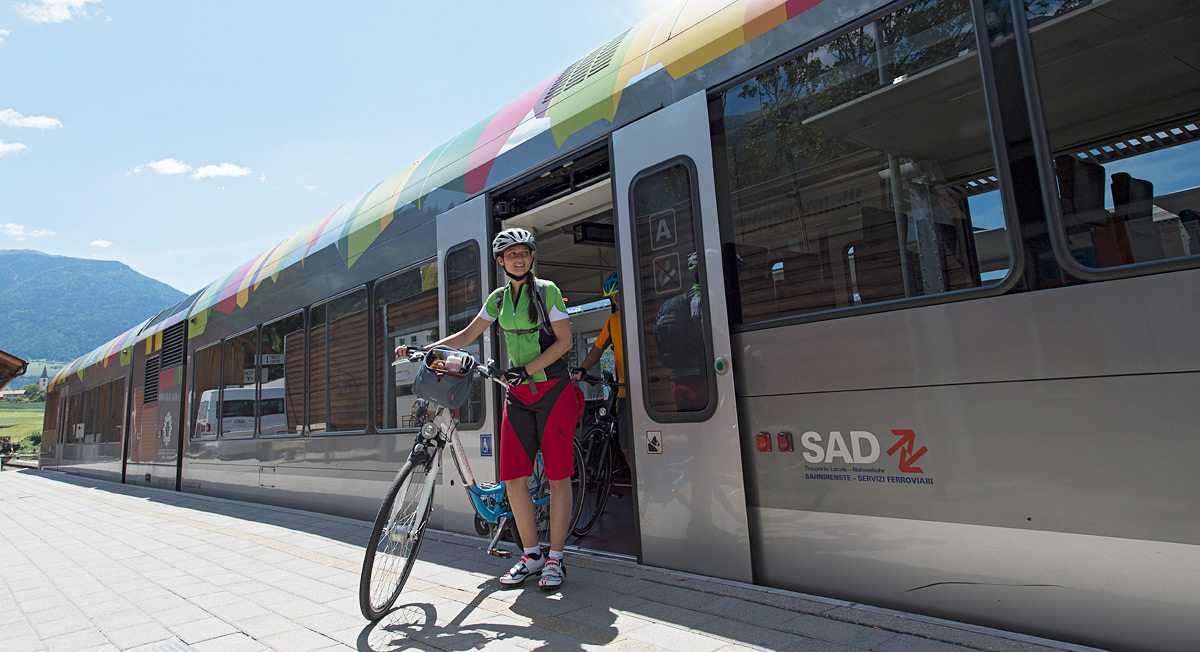 Train and bike